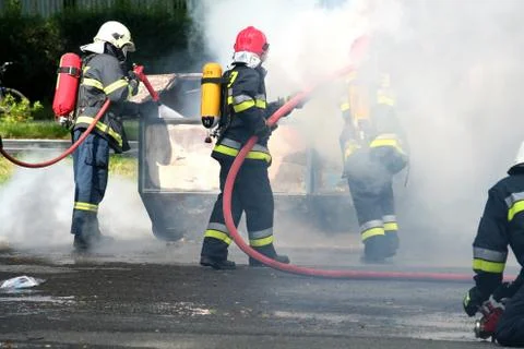 Firemen Stock Photos