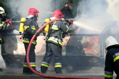 Firemen Stock Photos