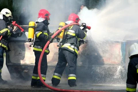 Firemen Stock Photos