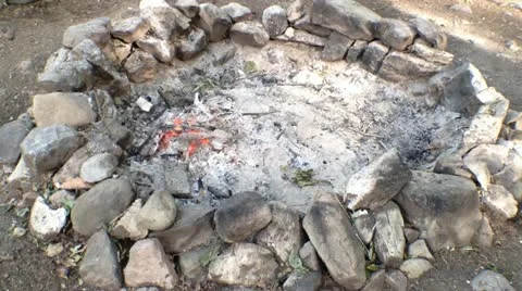 Firepit Stock Footage 17398632