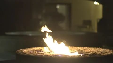Firepit Stock Footage 22105110
