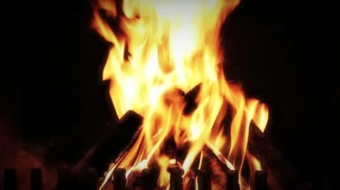 Fireplace 01 Video stock 11063446