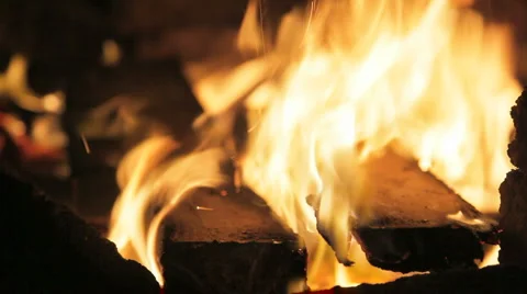 Fireplace 02 Stock-Footage 2078663