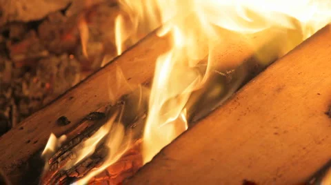 Fireplace 04 Stock Footage 2080040