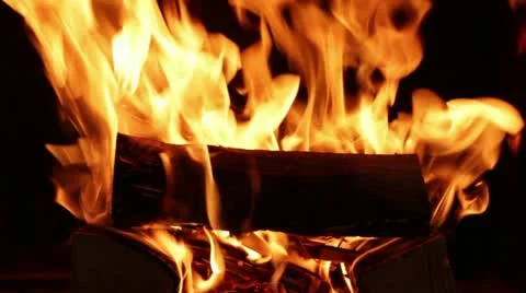 Fireplace 06 Stock Footage 11096130