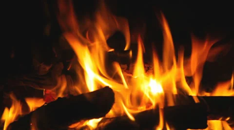 Fireplace 1 Vídeo Stock 33579119