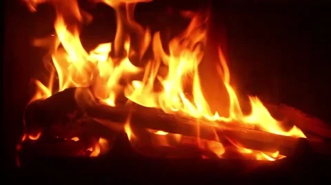 Fireplace 10 minutes Stock Footage 44678196
