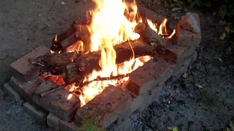 Fireplace 2 Stock Footage 8662695