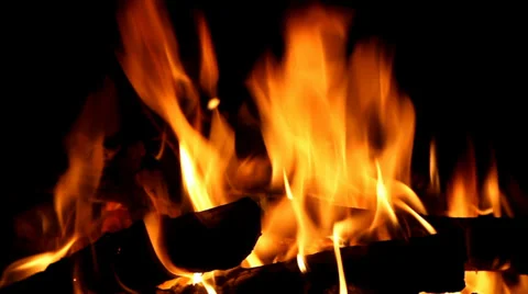 Fireplace 2 Vídeo Stock 33605856