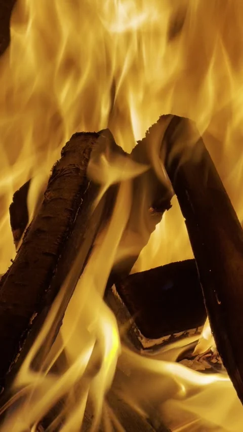 Fireplace 4 Stock Footage 321842931