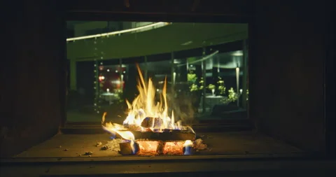 Fireplace. 6K Vídeos de archivo 305492356