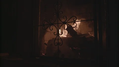 Fireplace Burning  Vidéo 124926645