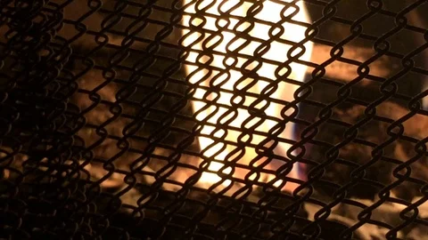 Fireplace Close up Stock Footage 97968206
