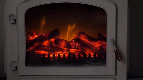 Fireplace Close up Stock Footage 315348847