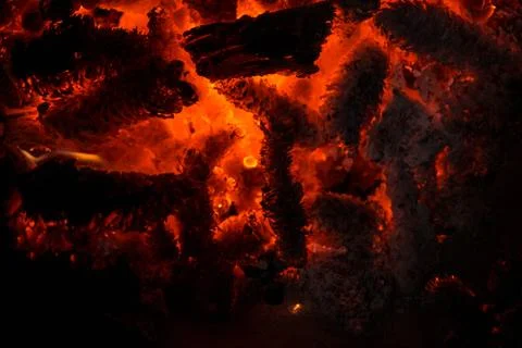 Fireplace cones background Stock Photos