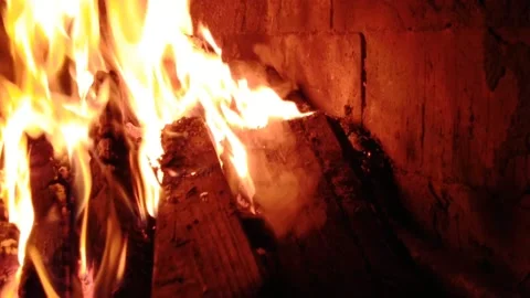Fireplace, fire Stock Footage 220556998