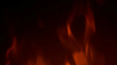 Fireplace flame #2 Stock Footage 10596406