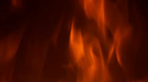 Fireplace flame #5 Stock Footage 10596454