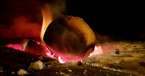 Fireplace, Flame Stock Footage 82880964