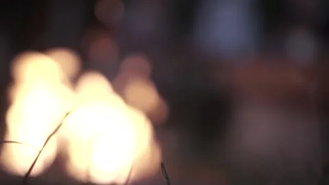 Fireplace, Flames blurred Stock Footage 143742464