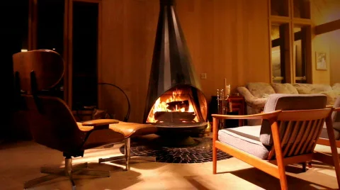Fireplace Stock Footage 599209