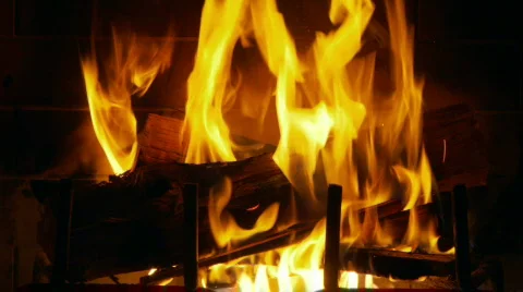 Fireplace  Video stock 845114