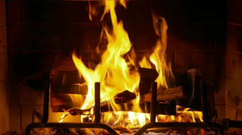 Fireplace  Stock Footage 845115
