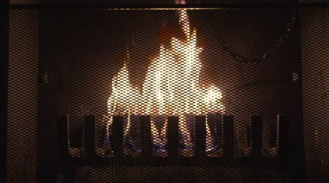 Fireplace Stock Footage 1073567