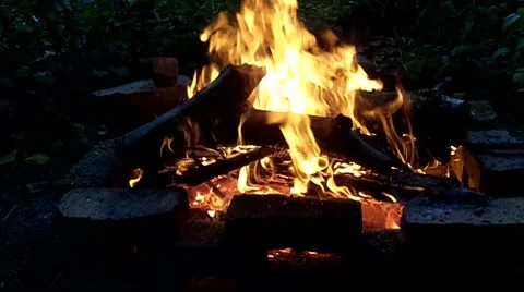 Fireplace Stock Footage 8662698