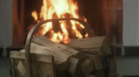 Fireplace Stock Footage 11288929