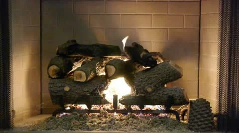 Fireplace Stock Footage