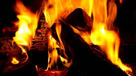 Fireplace Stock Footage 12525161
