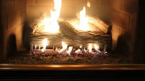Fireplace Stock Footage 14233984