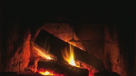 Fireplace Stock Footage 20481874