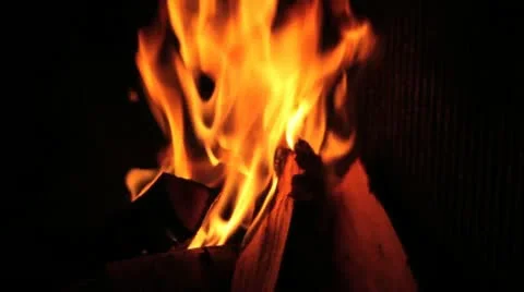 Fireplace Video stock 21426297