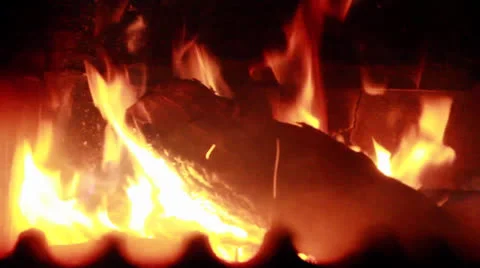 Fireplace Stock Footage 22487816
