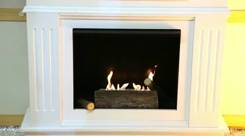 Fireplace Video stock 24672600