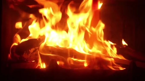 Fireplace Stock Footage 44667203