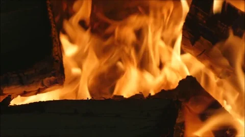 Fireplace Stock Footage 74124617