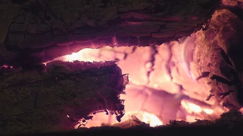Fireplace Stock Footage 75263084