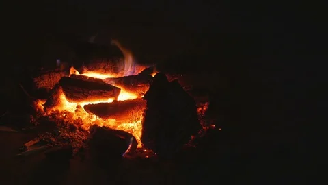 Fireplace Stock Footage 87090989