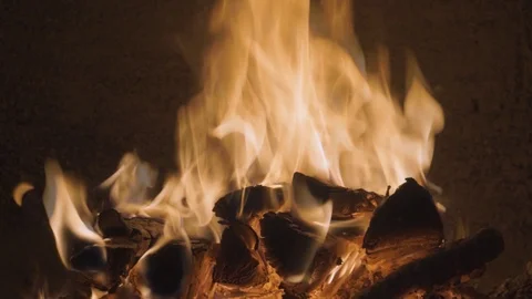 Fireplace Stock Footage 96064835