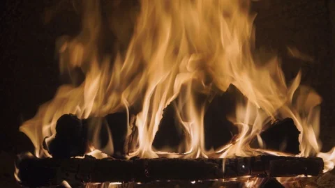 Fireplace Stock Footage 96064836
