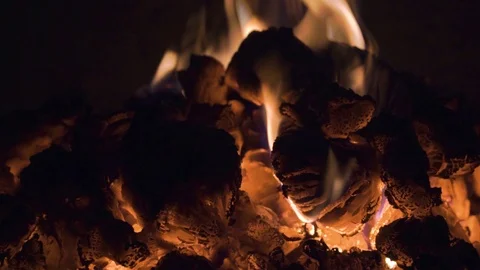 Fireplace Stock Footage 96065594