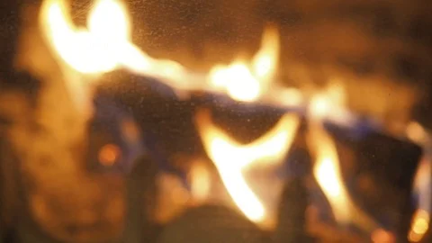 Fireplace Video stock 102997763