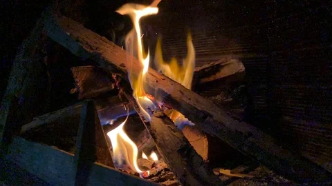 The fireplace 動画素材 126825414