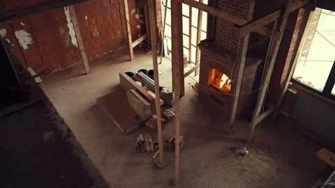 Fireplace Stock Footage 130252617