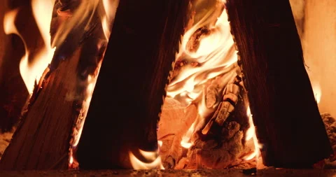 Fireplace Vídeo Stock 138767882