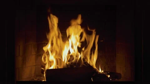 Fireplace Stock Footage