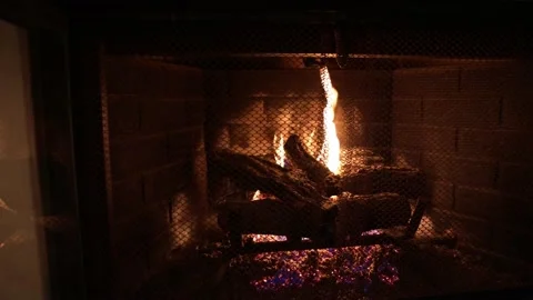 Fireplace Stock Footage 144907613